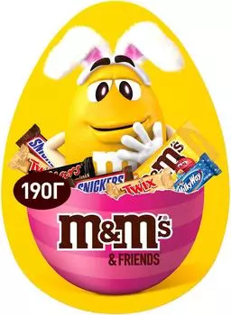 Набор конфет M&Ms & Friends Snickers Mars Milky Way Twix M&Ms 190г