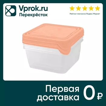 Набор контейнеров Plast Team Helsinki Artichoke 450мл 3шт