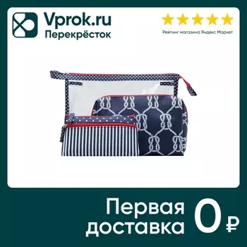 Набор косметичек Arya Home Marine 3шт