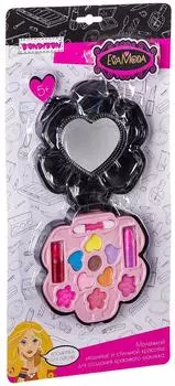 Набор косметики для девочек Вondibon Eva Moda Косметичка-цветок с зеркалом 1