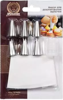 Набор Marmiton для выпечки Мешок + 6 насадок