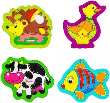 Набор пазлов Alatoys Животные