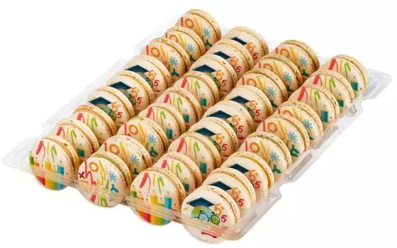 Набор пирожных Macaronika Праздничный 36штс доставкой!