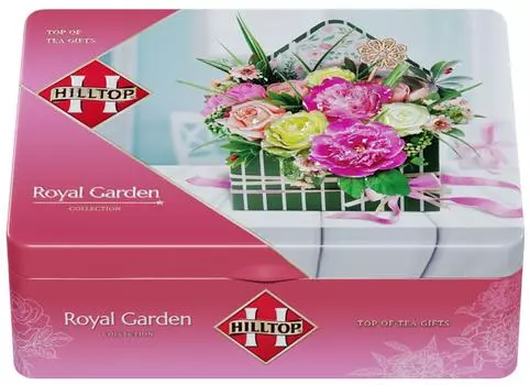 Набор подарочный Hilltop Чайное Ассорти Цветочное письмо 200г