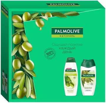 Набор подарочный Palmolive Увлажнение с маслом оливы Гель для душа 250мл и Шампунь 200мл