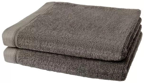 Набор полотенец Fairtrade серые 50*100см 2шт