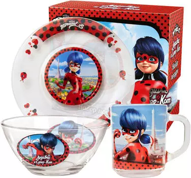 Набор посуды Леди Баг Париж