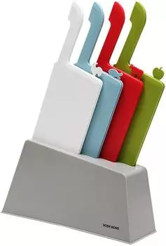 Набор разделочных досок Dosh Home Tucana с подставкой 4шт