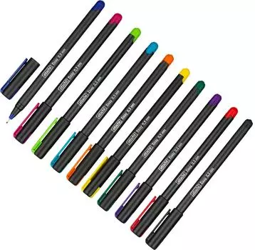 Набор ручек Attache Essay шариковых 0.5мм 10 цветов