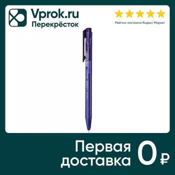 Набор ручек Hatber Logic шариковые автоматические синие 0.7мм 12шт