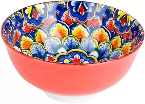 Набор салатников Nouvelle Home Arabesque красные 12см 300мл 2шт