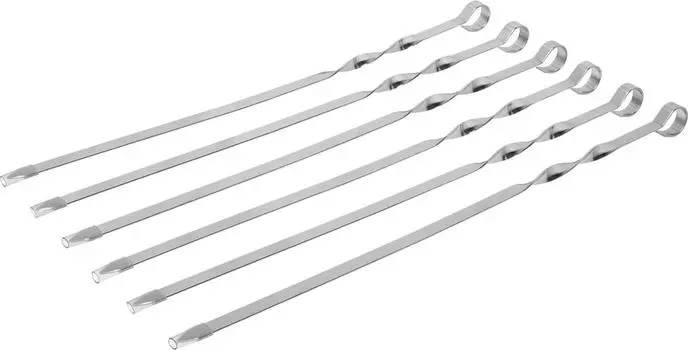 Набор шампуров BoyScout плоских в чехле 45см*6шт