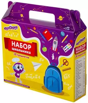 Набор школьных принадлежностей Юнландия К школе готов 28 предметов