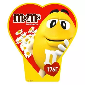Набор шоколадных конфет M&Ms & Friends Snickers Milky Way Mars Twix M&Ms 176г