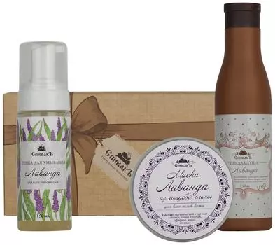 Набор СпивакЪ №5 Лаванда Пенка для умывания + Маска + Гель для душа