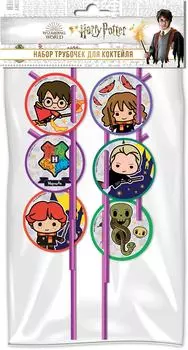 Набор трубочек для коктейля ND Play Harry Potter 6шт