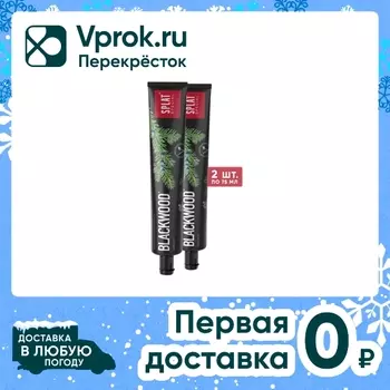 Набор зубных паст Splat Special Blackwood Черное дерево 75мл*2шт