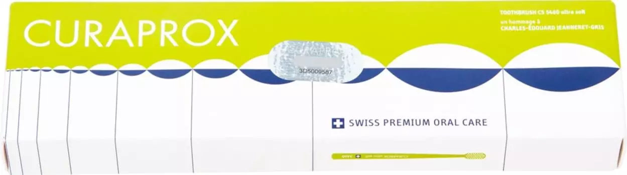 Набор зубных щеток Curaprox CS5460/2 Box Charles Edouard 2019 2шт в ассортименте