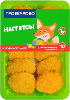 Наггетсы Троекурово куриные 350г - Vprok.ru Перекрёсток