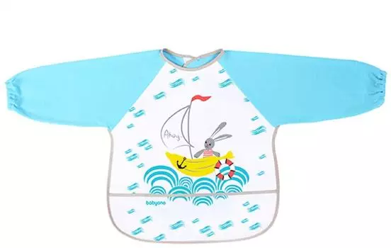 Нагрудник Babyono Adventurer с рукавами