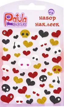 Наклейки Yiwu onccc Patula Stickers Блестящие в ассортименте