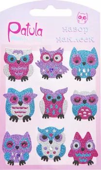 Наклейки Yiwu onccc Patula Stickers Блестящие животные в ассортименте