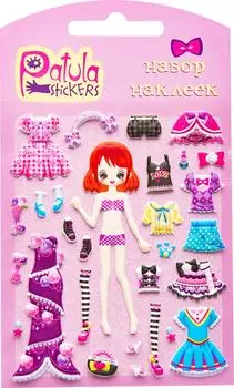 Наклейки Yiwu onccc Patula Stickers Одевайка мягкие в ассортименте