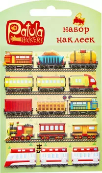 Наклейки Yiwu onccc Patula Stickers Транспорт мягкие в ассортименте