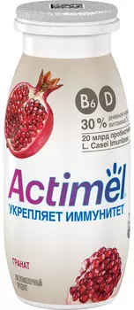 Напиток Actimel Гранат 2.5% 100мл (упаковка 6 шт.)
