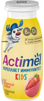 Напиток Actimel Клубничный пломбир 2.5% 4шт*100г