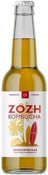 Напиток чайный гриб Zozh Kombucha классический 330мл