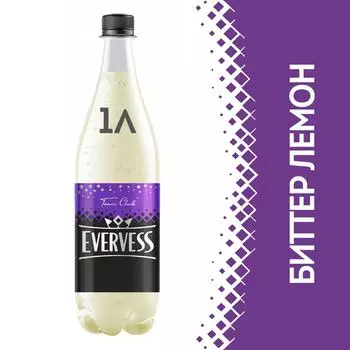 Напиток Evervess Газированный Биттер лемон 1л