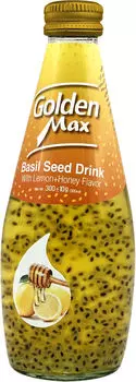 Напиток Golden Max со вкусом Лимон и Мед с семенами базилика 300г