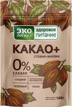 Напиток Экологика Какао Плюс растворимый 140г