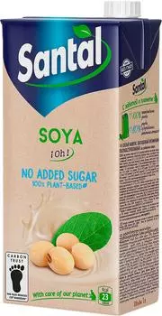 Напиток Santal Соевый обогащенный витаминами ультрапастеризованный 1л