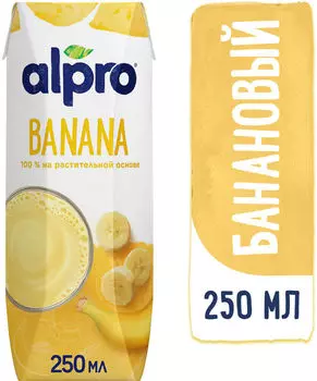 Напиток соевый Alpro Soya Banana 250мл