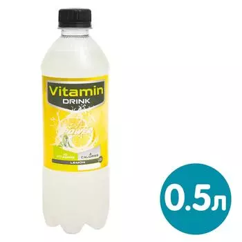 Напиток Vitamin Drink Power Star Лимон витаминизированный 500мл