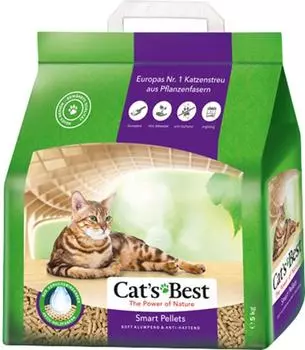 Наполнитель для кошачьего туалета Cats Best Smart Pellets древесный 6кг