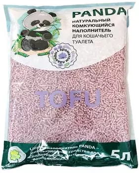 Наполнитель для кошачьего туалета Lilli Pet Panda с ароматом лаванды 5л