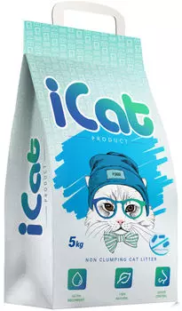 Наполнитель iCat впитывающий антибактериальный 5 кг