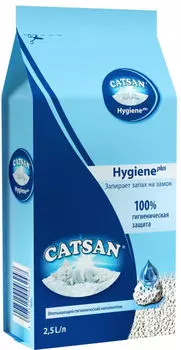 Наполнитель впитывающий для кошачьего туалета Catsan 2.5л