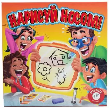 Настольная игра Нарисуй носом