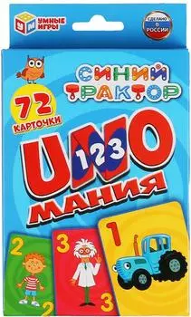 Настольная игра Умные игры Синий трактор UNO мания