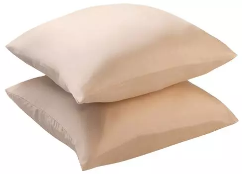 Наволочка Amalco Home Тенсель бежевый 70*70см 2шт