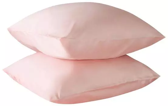 Наволочка Amalco Home Тенсель пудровый 70*70см 2шт