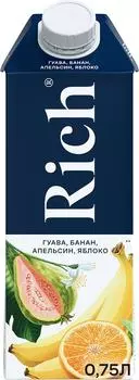 Нектар Rich Гуава банан апельсин яблоко 750мл