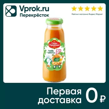 Нектар Сады Придонья Тыква с мякотью с 5 месяцев 200мл