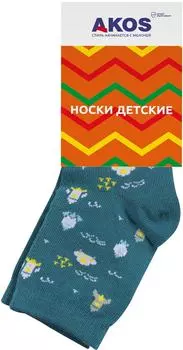 Носки детские Akos ярко-джинсовый р.12