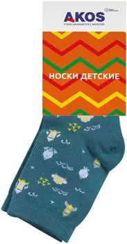 Носки детские Akos ярко-джинсовый р.14
