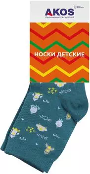 Носки детские Akos ярко-джинсовый р.16